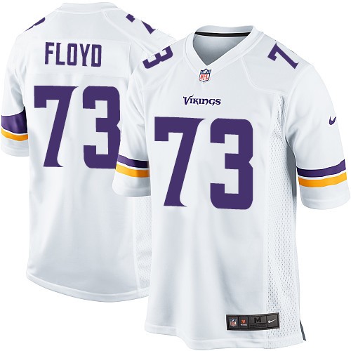 Men's Game Sharrif Floyd Nike Jersey White Road - #73 NFL Minnesota Vikings